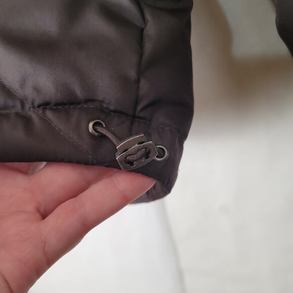 Calvin Klein black duck down filled puffer coat Size XS Ski Cabincore Comfycore - Picture 9 of 12